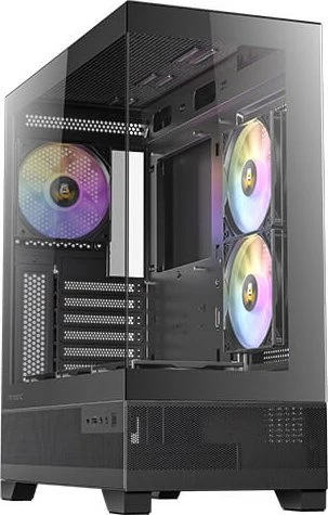 Antec CX700 RGB ELITE, schwarz, Glasfenster