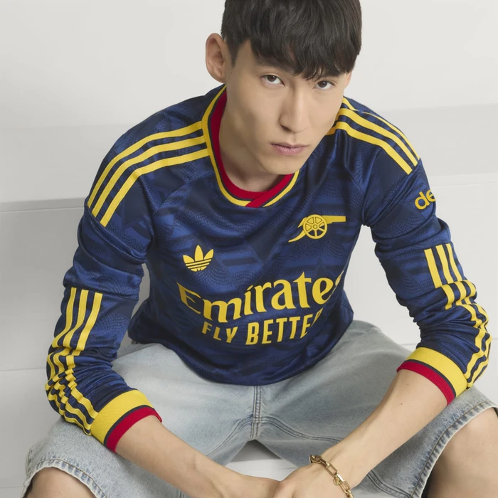 adidas FC Arsenal Authentic 2026/2027 Auswärtstrikot langarm collegiate navy (Herren)