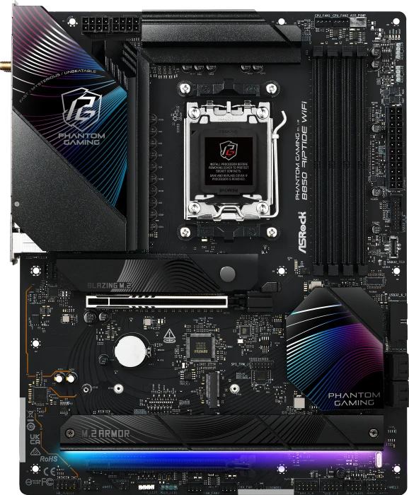 ASRock Phantom Gaming B850 Riptide WiFi (AMD AM5)