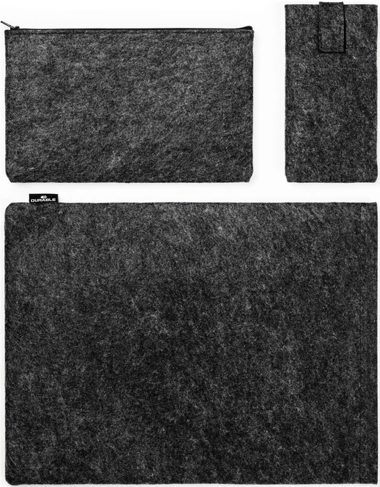 Durable Notebook Hülle MultiBag EFFECT Passend für maximal: 41,7 cm (16,4") Anthrazit, Grau
