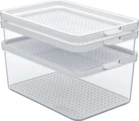 Rotho Cauma Kühlschrankorganizer Aufbewahrungsbehälter 2.6l, 3-tlg.