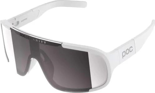 POC Aspire hydrogen white/clarity road-sunny silver cat 3