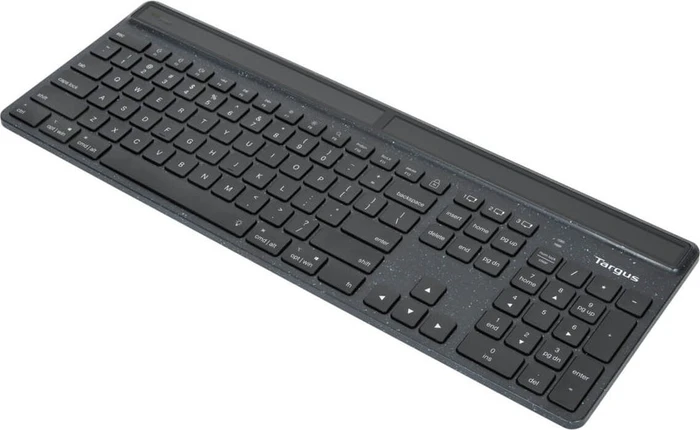 Targus EcoSmart Solar Keyboard, schwarz, Bluetooth, UK