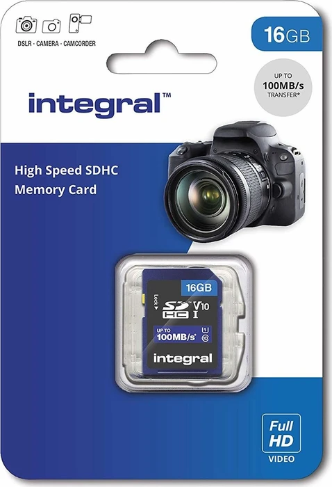 Integral High Speed R100 16GB, UHS-I U1, Class 10
