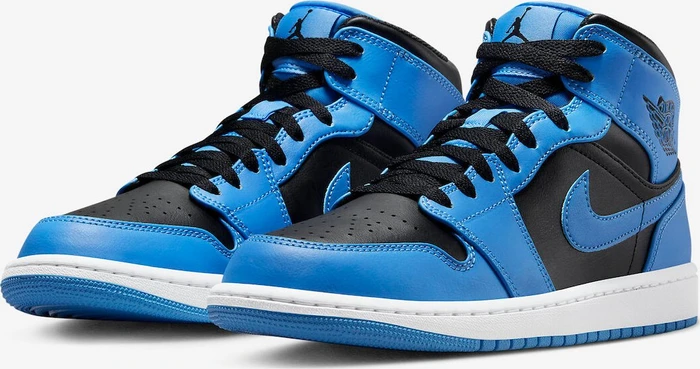 Nike Air Jordan 1 Mid university blue/white/black (Herren)