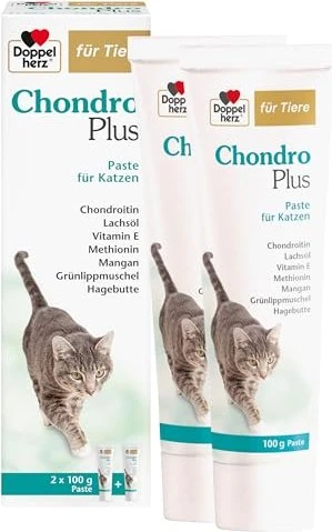 Doppelherz für Tiere Chondro Plus Tabletten für Katzen, 200g (2x 100g)