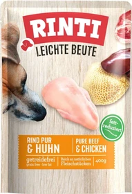 Finnern Rinti Leichte Beute Rind Pur und Huhn, 4kg (10x 400g)