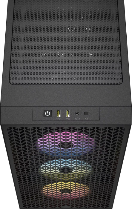 Corsair 3000D RGB Airflow, schwarz, Glasfenster