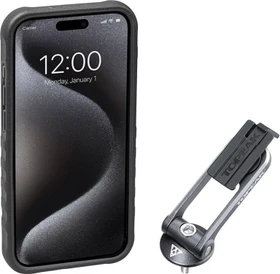 Topeak RideCase inkl. Halterung für Apple iPhone 15 Pro schwarz