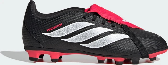 adidas Predator Club Fold-Over Tongue FG/MG core black/cloud white/lucid red (Junior) (KI8895) – Bild 2 von 10