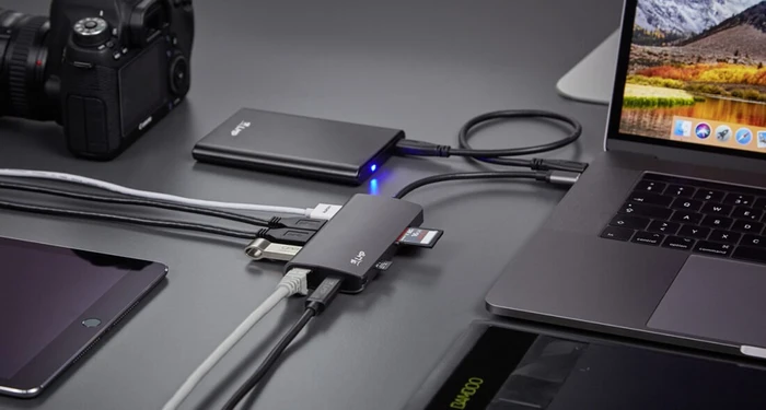 LMP USB-C 3.0 mini Dock, Space Gray, Port-Replikator
