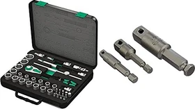 Wera 8100 SC 2 Zyklop Speed Bitset/Steckschlüsselsatz inkl. Koffer, 37-tlg.