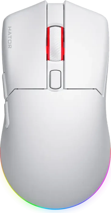 Hator Pulsar 4 Wireless Gaming Mouse weiß, USB/Bluetooth