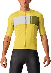 Castelli Prologo 7 Trikot kurzarm passion fruit/ivory/avocado green (Herren)
