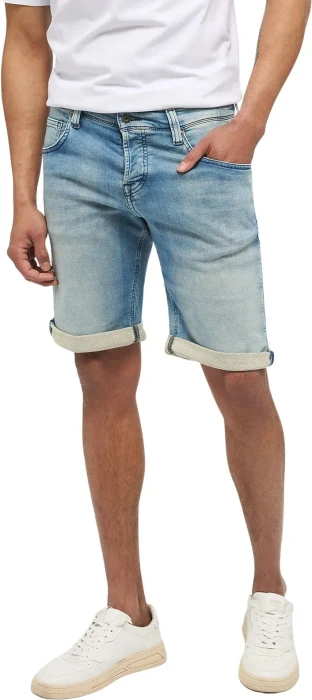 Mustang Chicago Shorts mit Waschung Jeans blau (Herren)