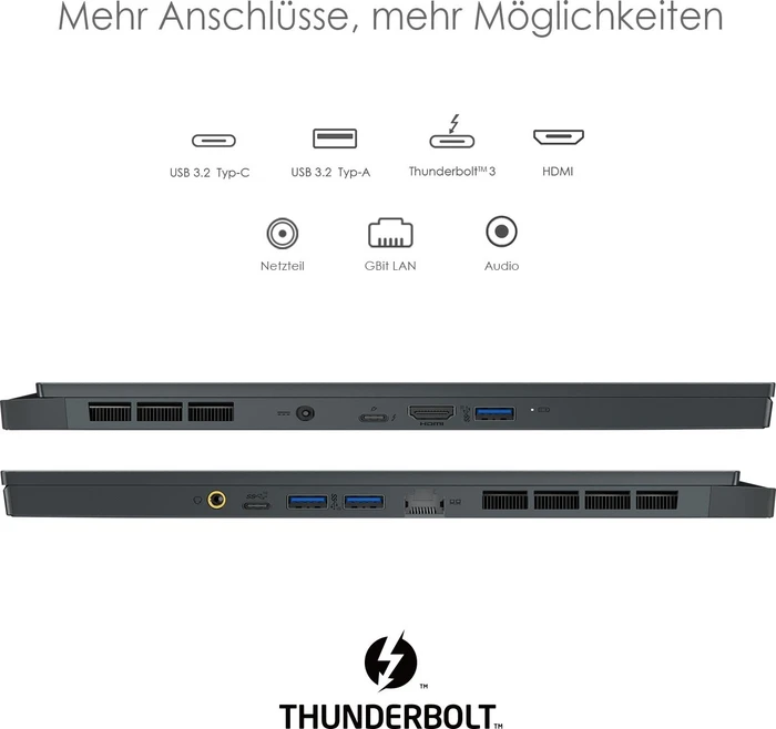 MSI Creator 15 469-A10UH, Carbon Gray, Core i7-10870H, 32GB RAM, 1.02TB SSD, GeForce RTX 3080, DE