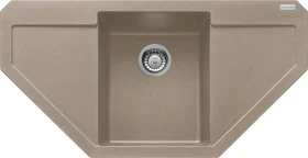 Franke Maris MRG 612-E Einbau Becken mittig mit Ablauffernbedienung cashmere