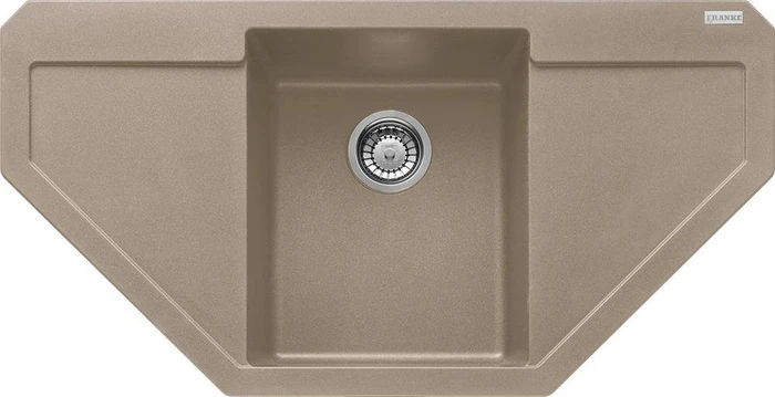 Franke Maris MRG 612-E Einbau Becken mittig mit Ablauffernbedienung cashmere