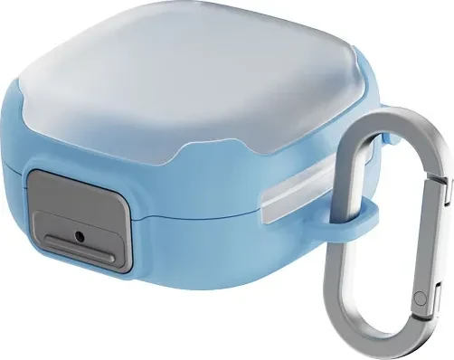 Samsung Pickable Clip Case mit Karabiner für die Galaxy Buds4-Serie blau