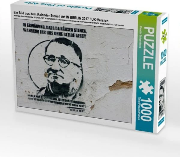 Calvendo Ein Bild aus dem Kalender Stencil Art Iin Berlin 2017 / UK-Version