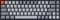 Keychron K6, 65%, LEDs weiß, hot-swap, schwarz/grau, Gateron BROWN, USB/Bluetooth, DE Vorschaubild