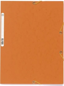 Exacompta Sammelmappe Colorspan 400g/m² mit Gummizug, A4, orange