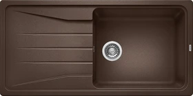 Blanco Sona XL 6S Einbau Becken reversibel mit Ablauffernbedienung cafe