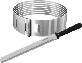 Zenker Tortenboden Schneidhilfe mit Tortenmesser 28cm