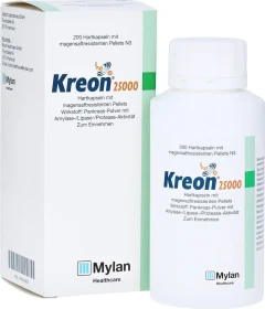 Kreon 25.000 magensaftresistente Kapseln, 200 Stück