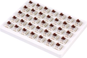 Keychron Gateron Cap Milky-Brown Switch Set, 35er-Pack