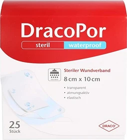 Dr. Ausbüttel DracoPor Waterproof Wundverband Duschpflaster,  8 x 10cm,    25 Stück