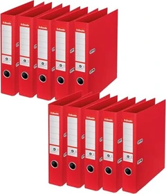 Esselte No. 1 Ordner 2-Ring Recycling, 50mm, A4, intensiv rot