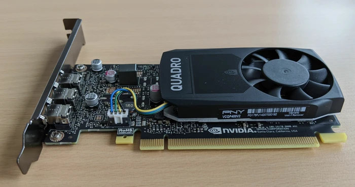 PNY Quadro P400 V2, 2GB GDDR5, 3x mDP, Smallbox