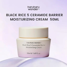 Haruharu Wonder Black Rice 5 Ceramide Barrier Moisturizing Cream, 50ml