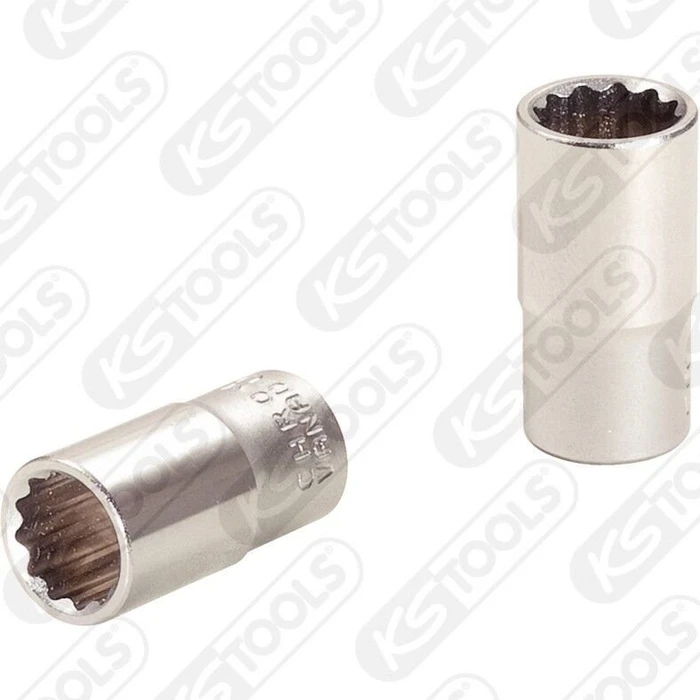 KS Tools Außenzwölfkant Steckschlüssel 1/4", 10x25mm