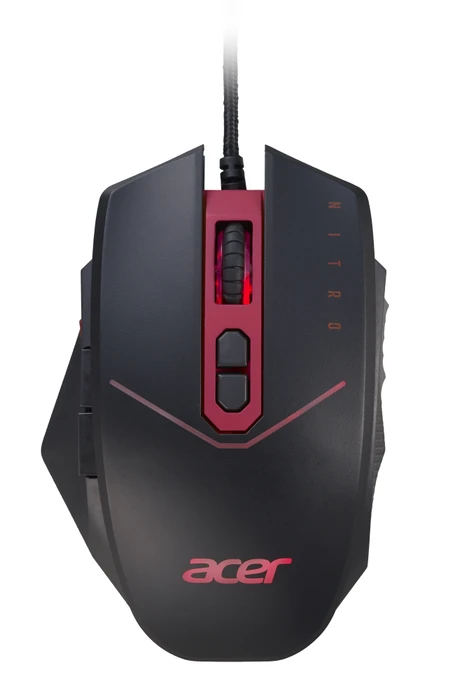 Acer Nitro NMW120 Gaming Mouse schwarz/rot, USB