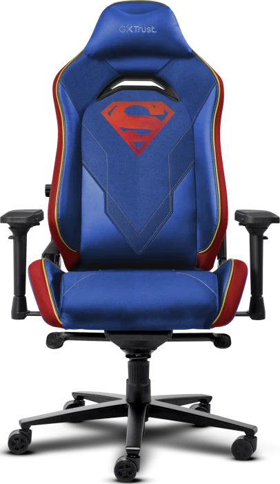 Trust Gaming GXT 721SM Ruya Pro Gamingstuhl, Superman blau/rot