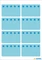 Herma Tiefkühletiketten Eiskristalle, 26x40mm, blau, 6 Blatt (48 Etiketten) Vorschaubild