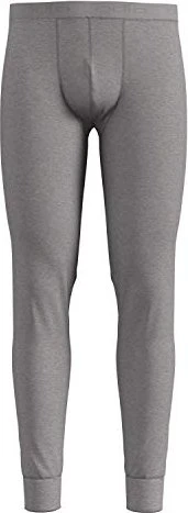 Odlo Natural Merino Warm Tights Hose lang grey melange (Herren)