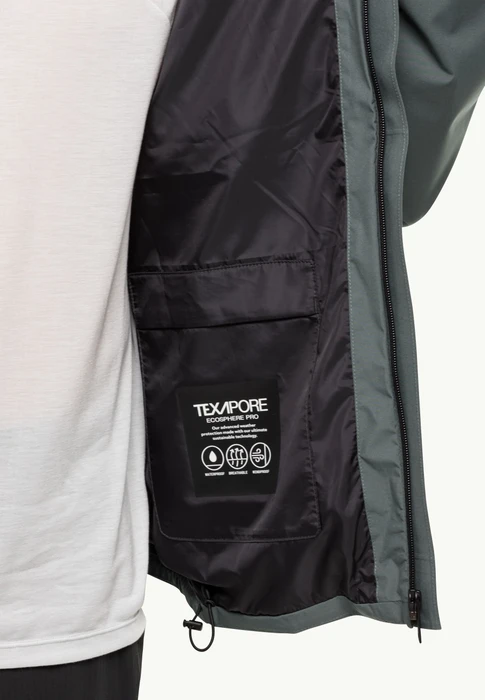 Jack Wolfskin Mainkai Funktionsjacke slate green (Herren)