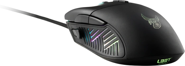 L33T-Gaming Gungnir Gaming Mouse schwarz, USB