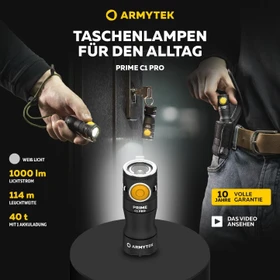 Armytek Prime C1 Pro Magnet USB Taschenlampe