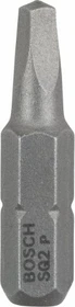 Bosch Professional Extra Hart Innenvierkant Bit 1/4", R2x25mm, 3 Stück