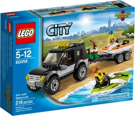LEGO City Starke Fahrzeuge - Geländewagen mit Wasserfahrzeugen