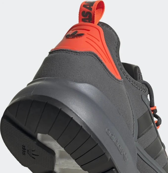 adidas ZX 2K Boost grey six/core black/solar red (Herren)