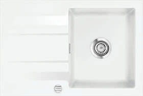systemceram Genea 75 Einbau Becken reversibel mit Ablauffernbedienung grönland