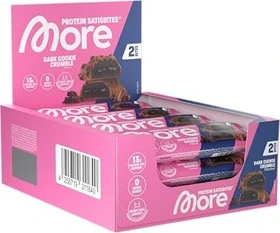 More Nutrition More Protein Satisbites Dark Cookie Crumble 12x 2x50g