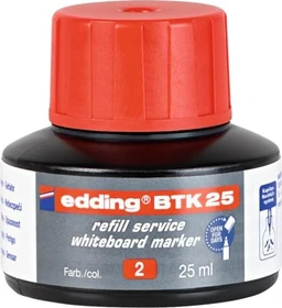 edding BTK25 Whiteboardmarker Tintenflasche rot, 25ml