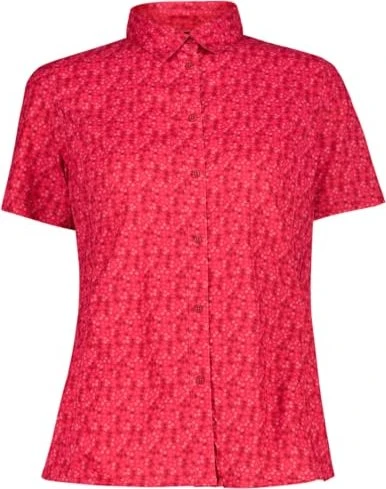 CMP Geometrischer-Druck Hemd kurzarm magenta (Damen)