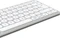 Hama WK-500 kompakte Multi-Device-Tastatur, grau/weiß, USB/Bluetooth, DE Vorschaubild